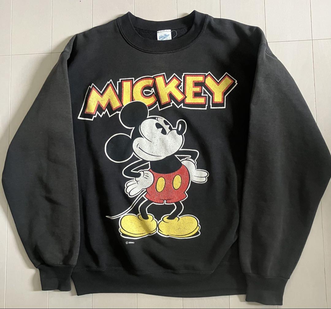 90s　USA製　ディズニー　ブラック　スウェット 90s USA製 ディズニー 美女と野獣 ミュージカル スウェット