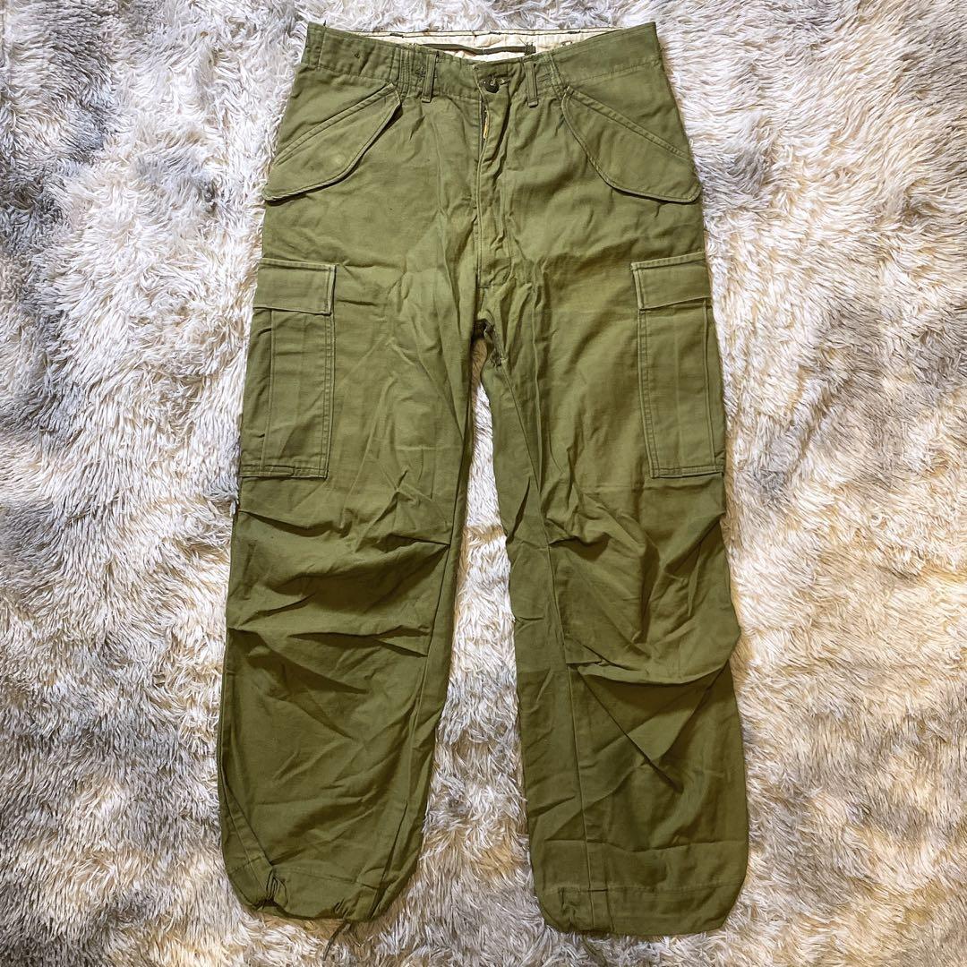 レアサイズ XS 70s US ARMY M-65 フィールドカーゴパンツ 70s 米軍 U.S.ARMY M-65 フィールドカーゴパンツ オリーブ