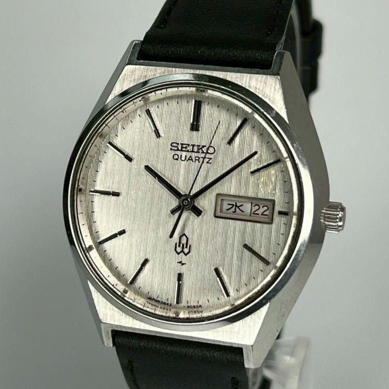 SEIKO セイコー 0843-8080 80s クォーツ時計 ガラス交換済