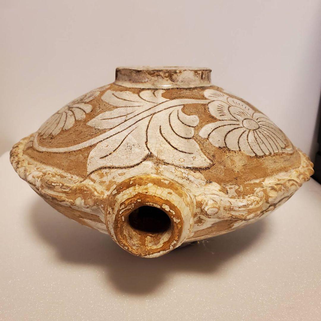 明時代 徳化窯 獅子双耳花瓶 筒瓶 高さ40.2cm 箱付 唐物 WWTT270 明時代 徳化窯 獅子双耳花瓶 筒瓶 高さ40.2cm 箱