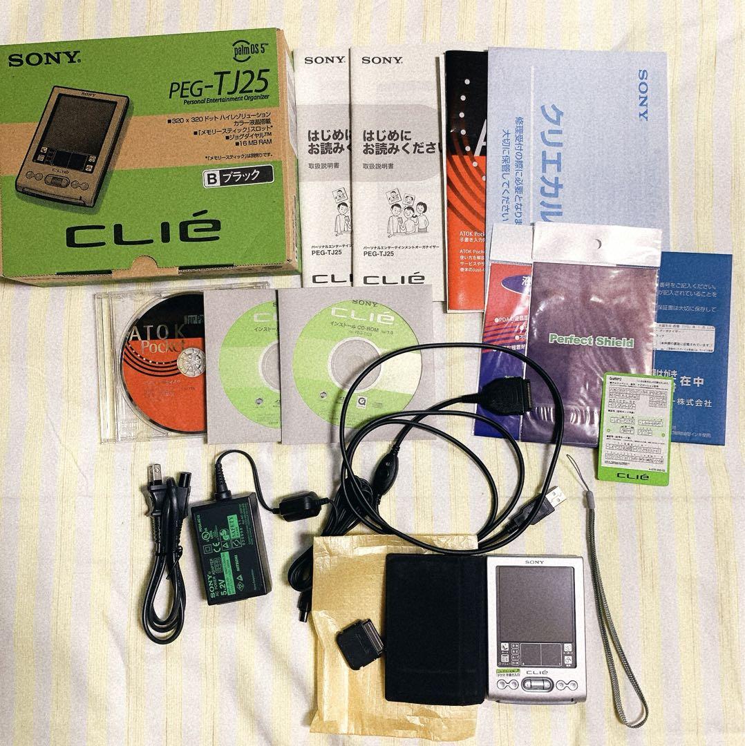 SONY CLIE PEG-TJ25 ブラック（Sony Cliè PEG TJ25, la