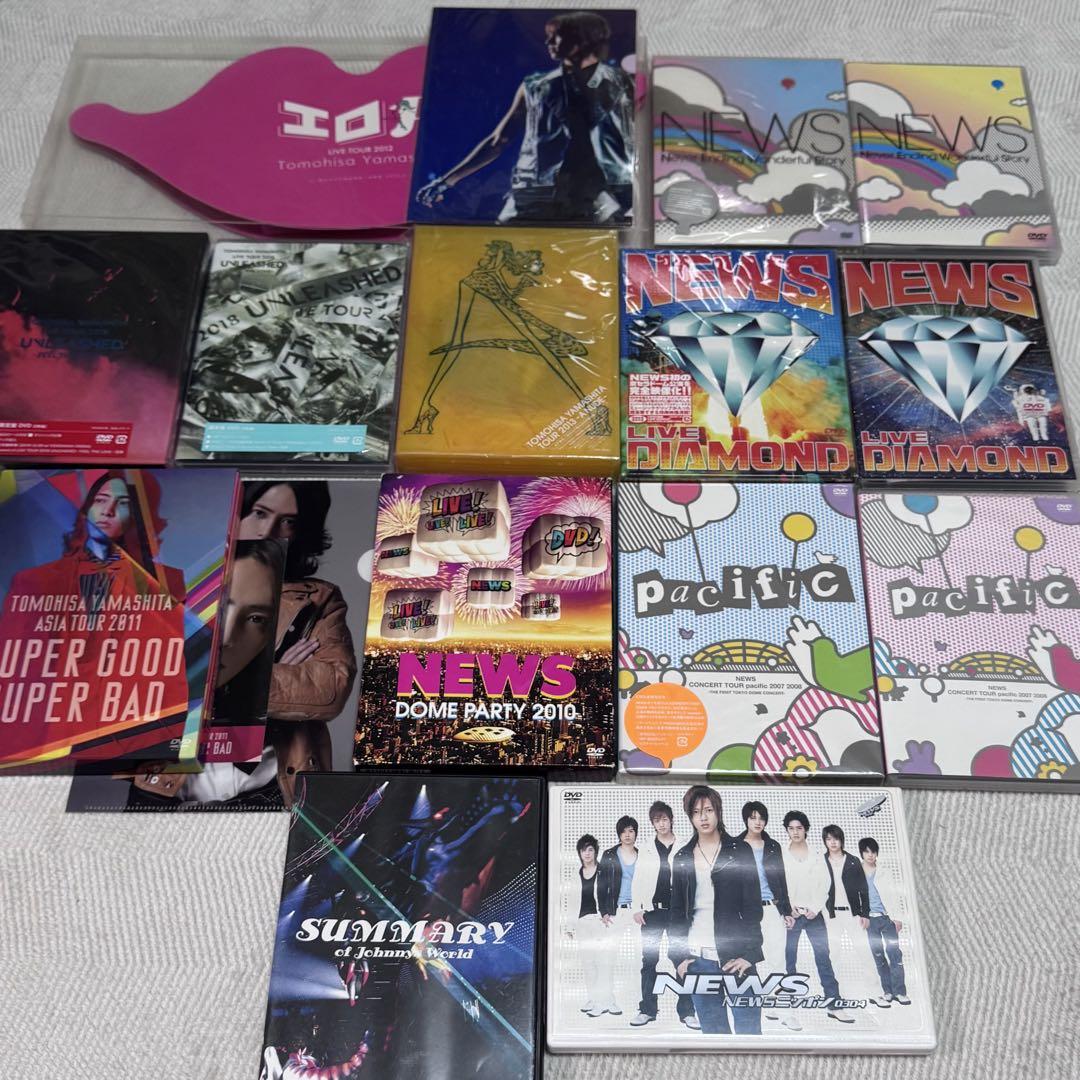 期間限定値下げ！NEWS 山下智久 ライブDVD バラ売り可 期間限定値下げ！NEWS 山下智久 ライブDVD バラ売り可