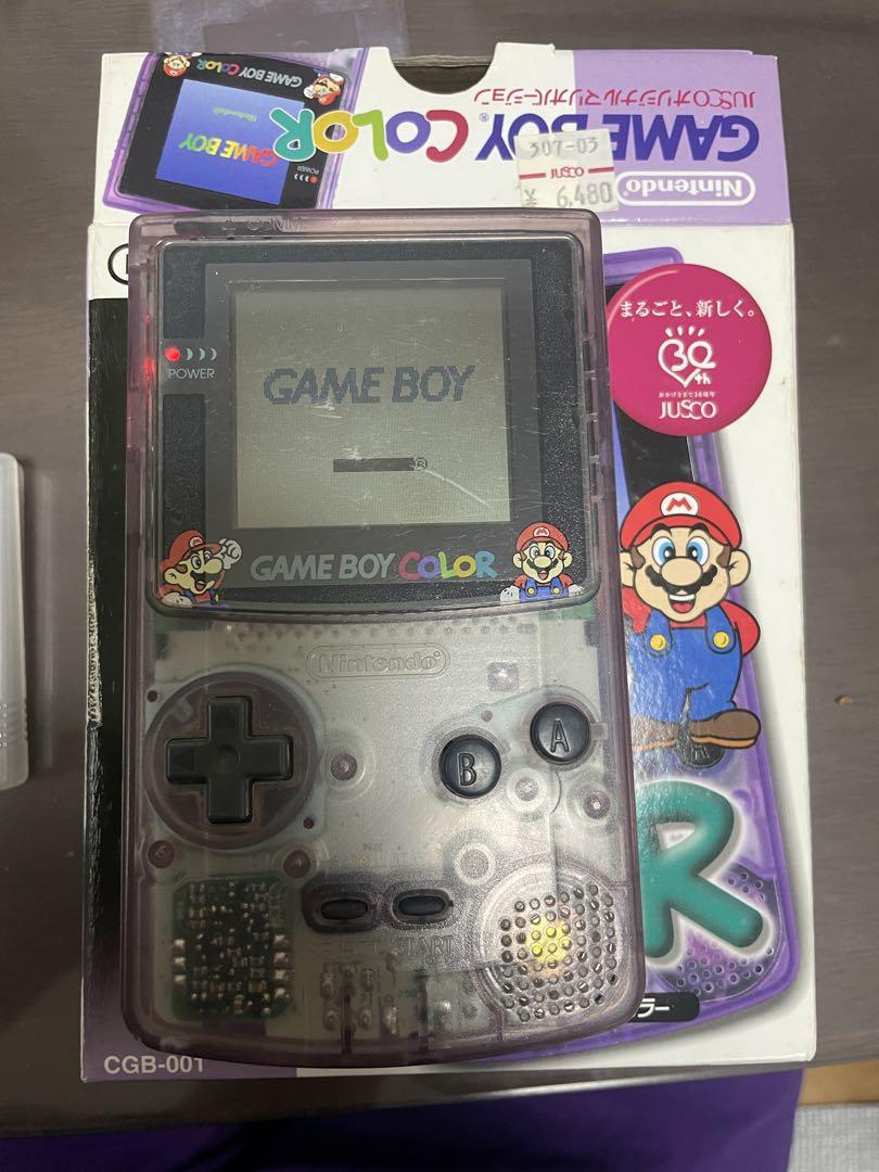 ゲームボーイカラーカラー マリオバージョン クリアパープル