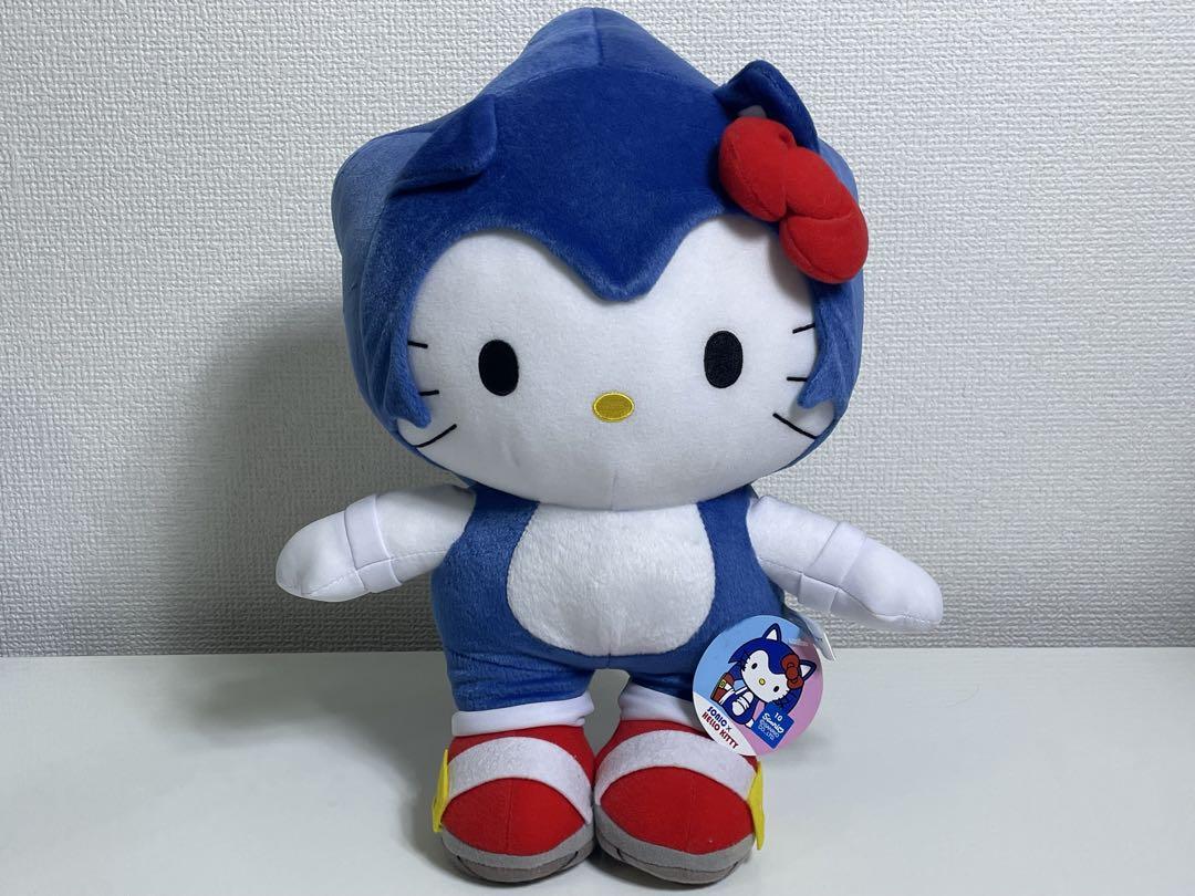 SONIC×HELLO KITTY ハローキティ ソニック ぬいぐるみ タグ付き