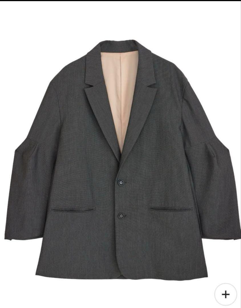 DIMENSIONAL SLEEVE JACKET Ameri アメリS グレー（Ameri