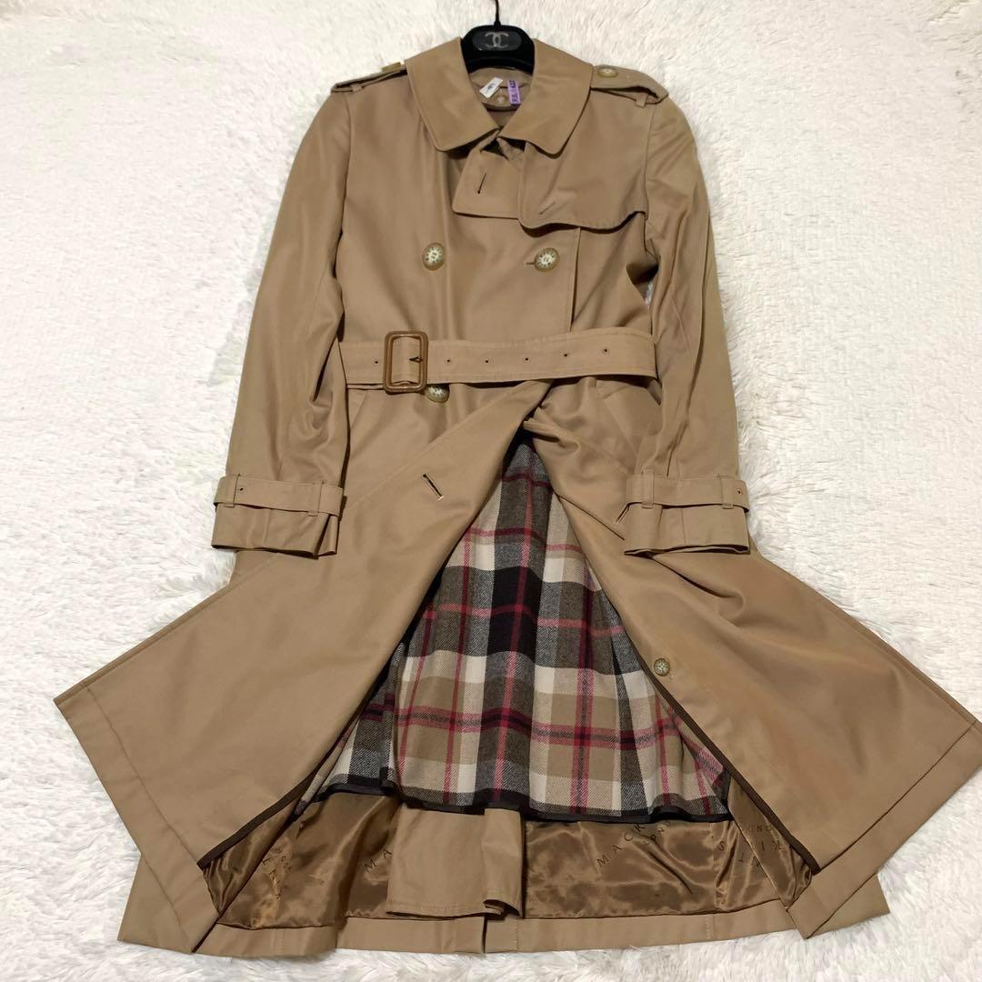 極美品 マッキントッシュロンドン トレンチ ベルト ライナー ハニーベージュ 美品 マッキントッシュロンドン ライナー ベルト チェック