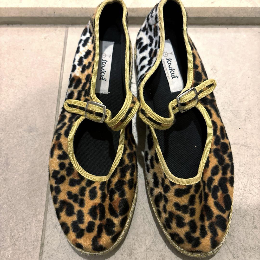 SCIUSCIA メリージェーンシューズ LEOPARD （Sciuscia