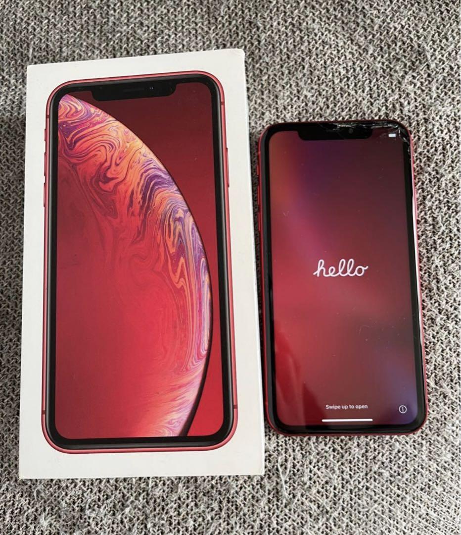 iPhone XR レッド red SiM（iPhone XR レッド(PRODUCT RED) 64GB