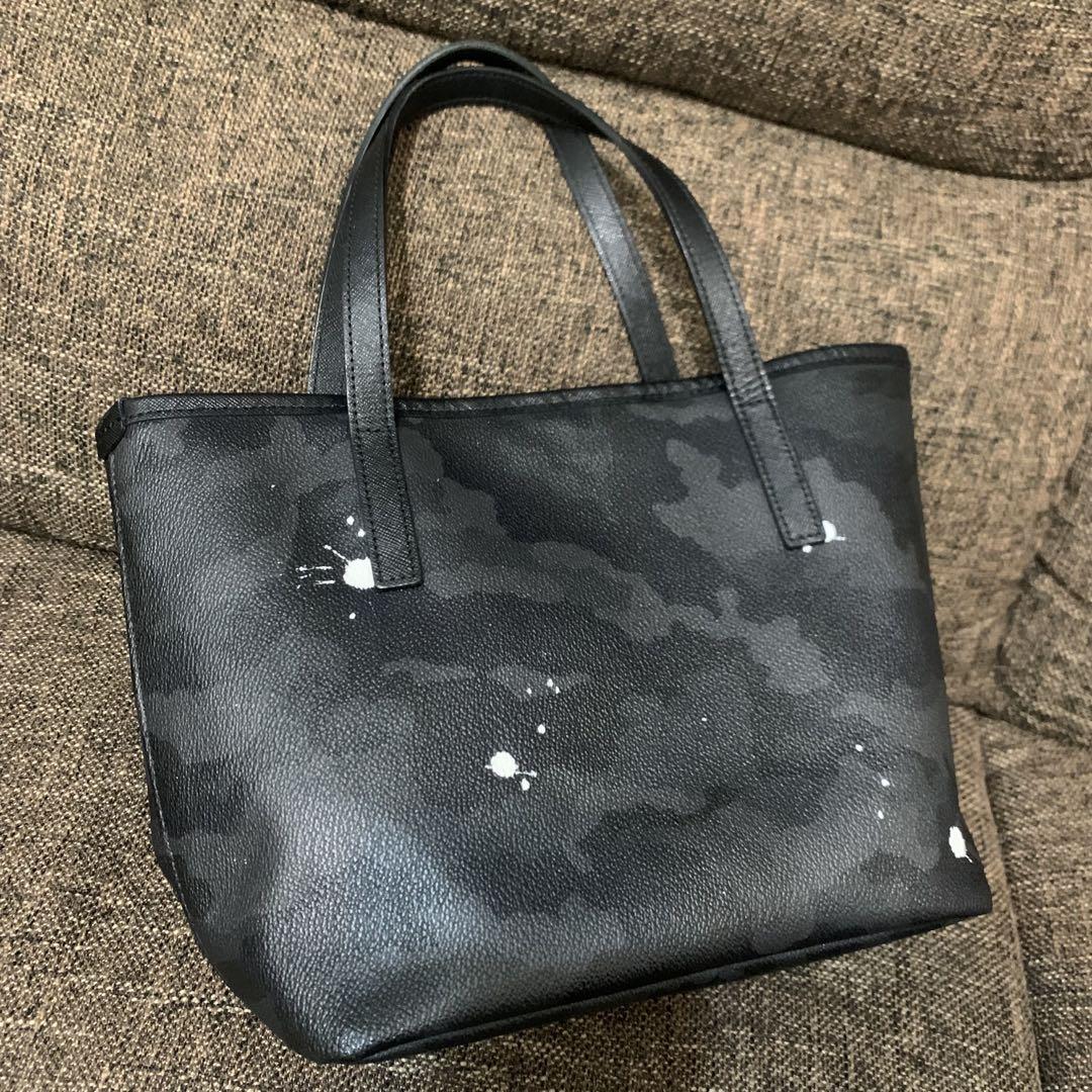 美品　GENTIL BANDIT ジャンティバンティ　トートバッグPM 黒　迷彩 GENTIL BANDIT ジャンティバンティ トートバッグ 黒 迷彩 美品