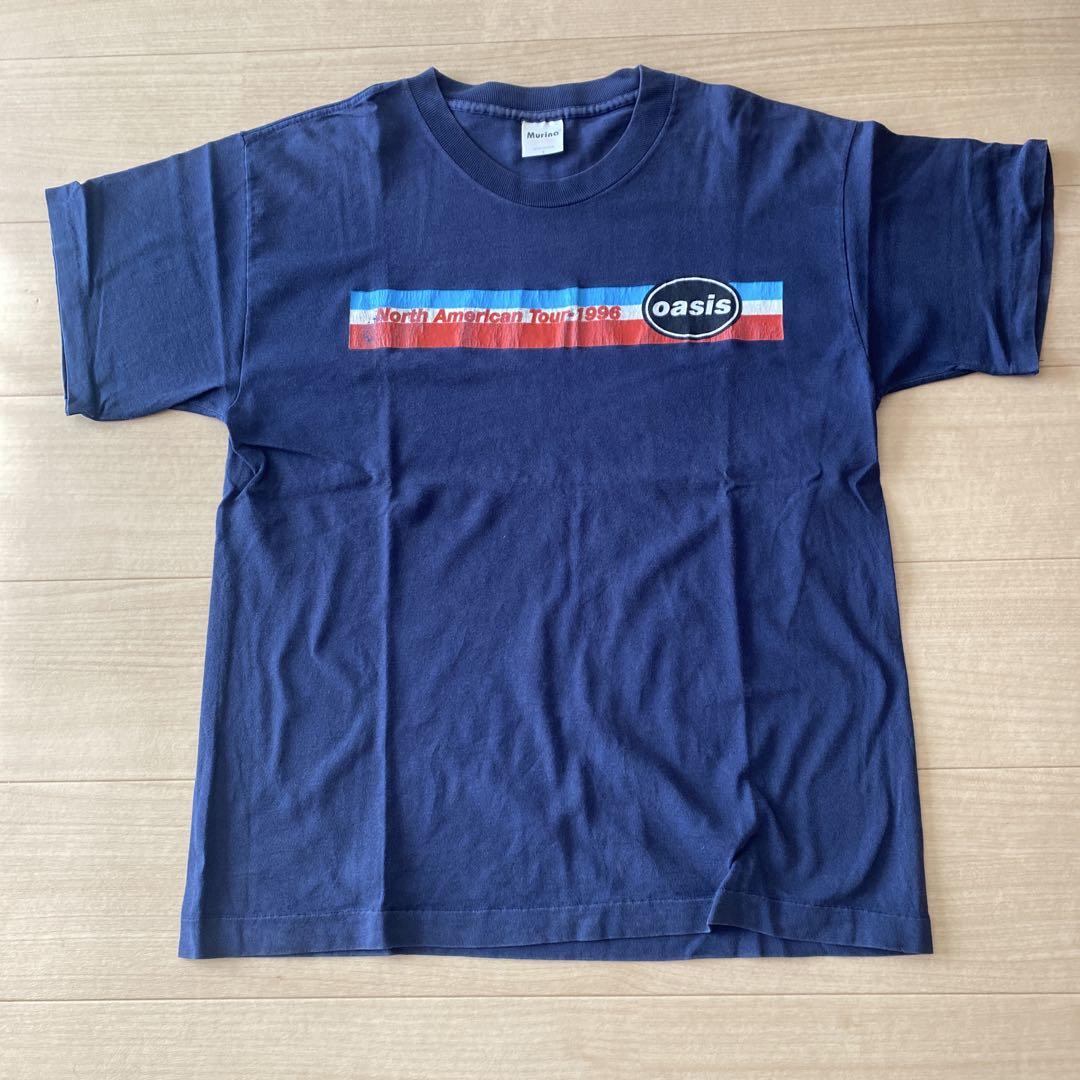 1996年物 oasis オアシス ヴィンテージTシャツ トリコロール 再結成! 90s oasis オアシス ヴィンテージTシャツ トリコロール