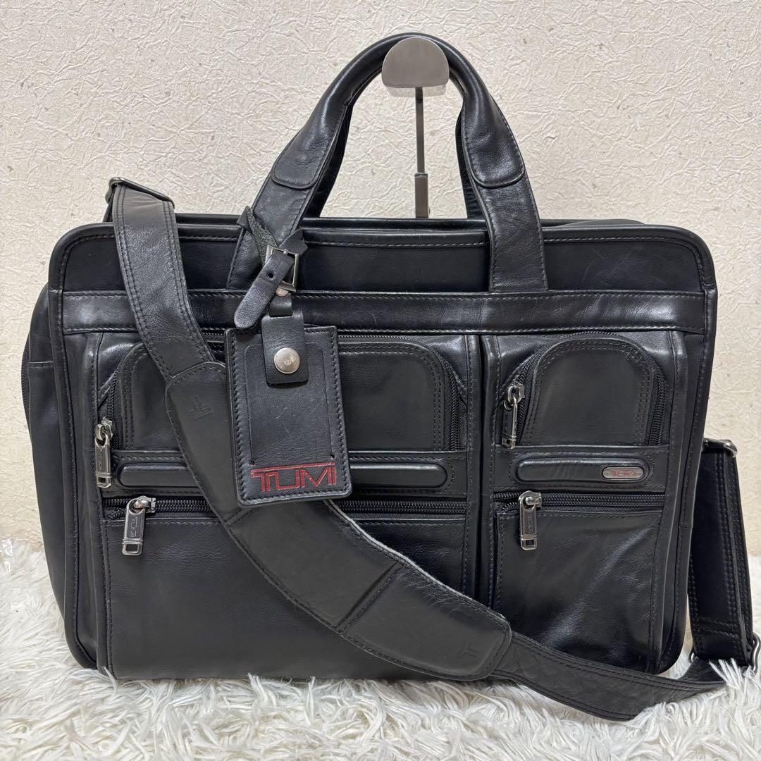 TUMI オールレザー ビジネスバッグ 2way 大容量タイプ 96141D4 2025年最新】tumi トゥミ 96141d4の人気アイテム - メルカリ