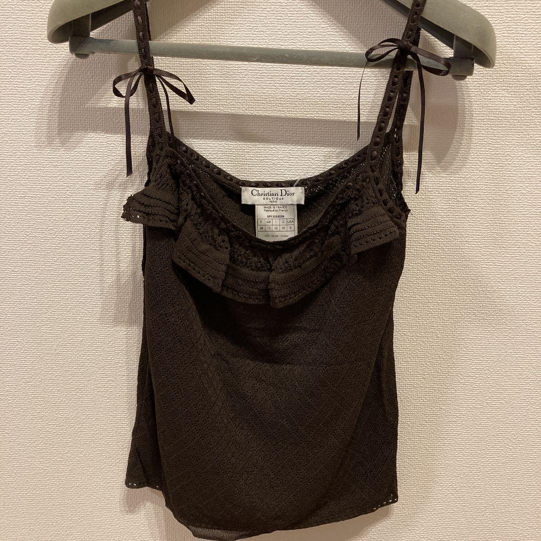 Christian Dior キャミソール ブラウス ワンピース Christian Dior キャミソール （お洒落アイテム♪】DIOR