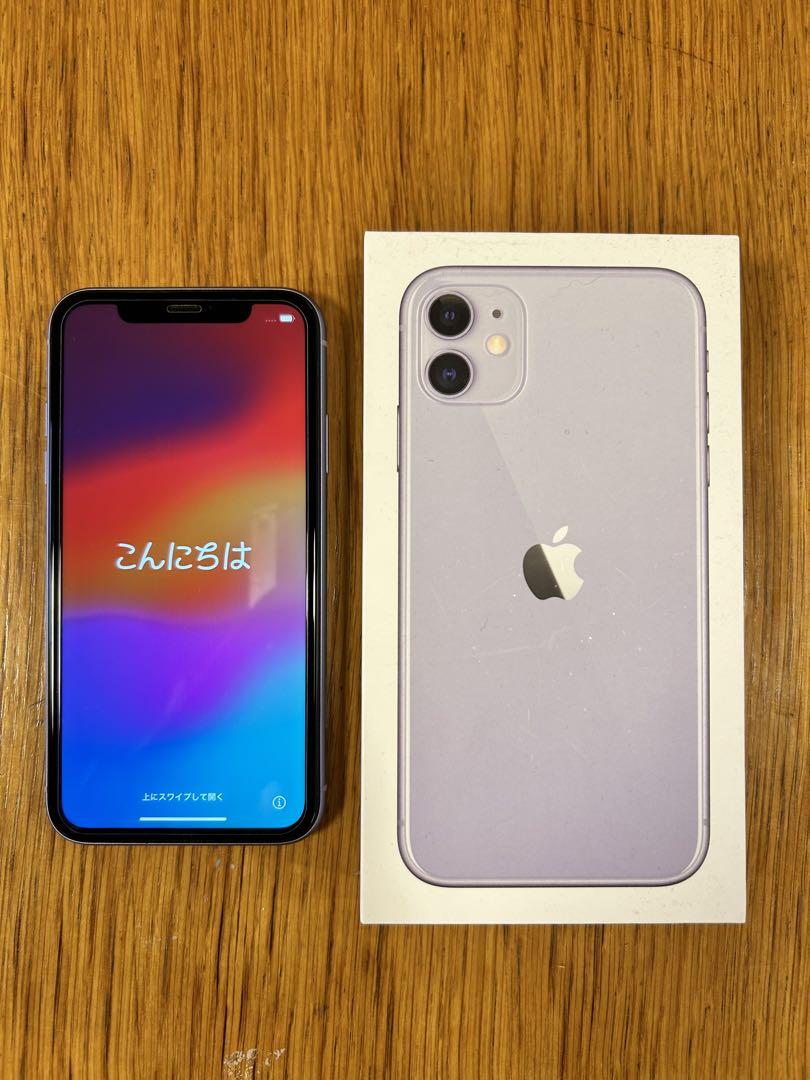 【コスパ◎】iPhone11 64GB SIMフリー　新品バッテリー100% iPhone11 64GB SIMフリー バッテリー98% - メルカリ