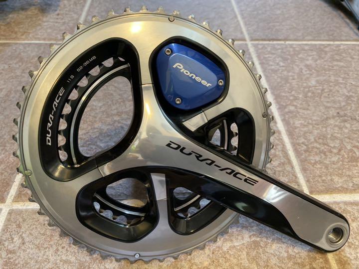 デュラエース FC-9000 クランク PIONEERパワーメーター 両側計測