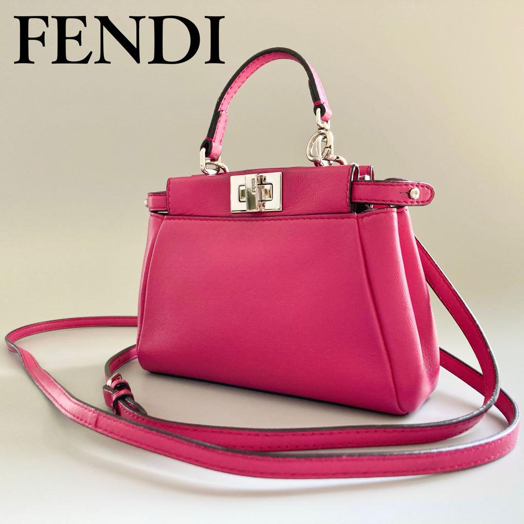 1点モノ フェンディ ピーカブー ハンド ショルダー バック 楽天市場】FENDI フェンディ ショルダーバッグ PEEKABOO ISeeU