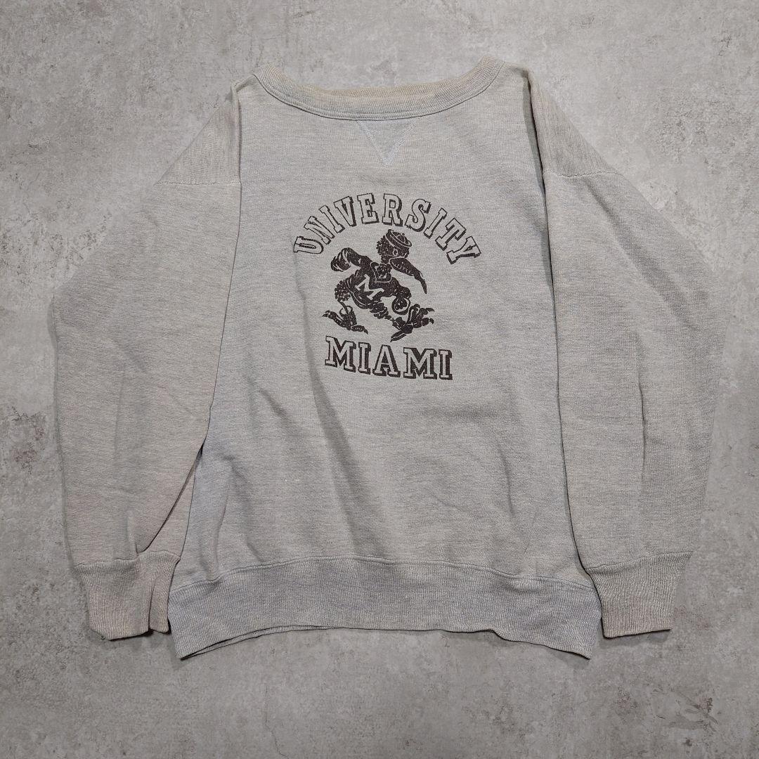 60s セットインスリーブスウェット 前V 丸胴 ヴィンテージ（楽天
