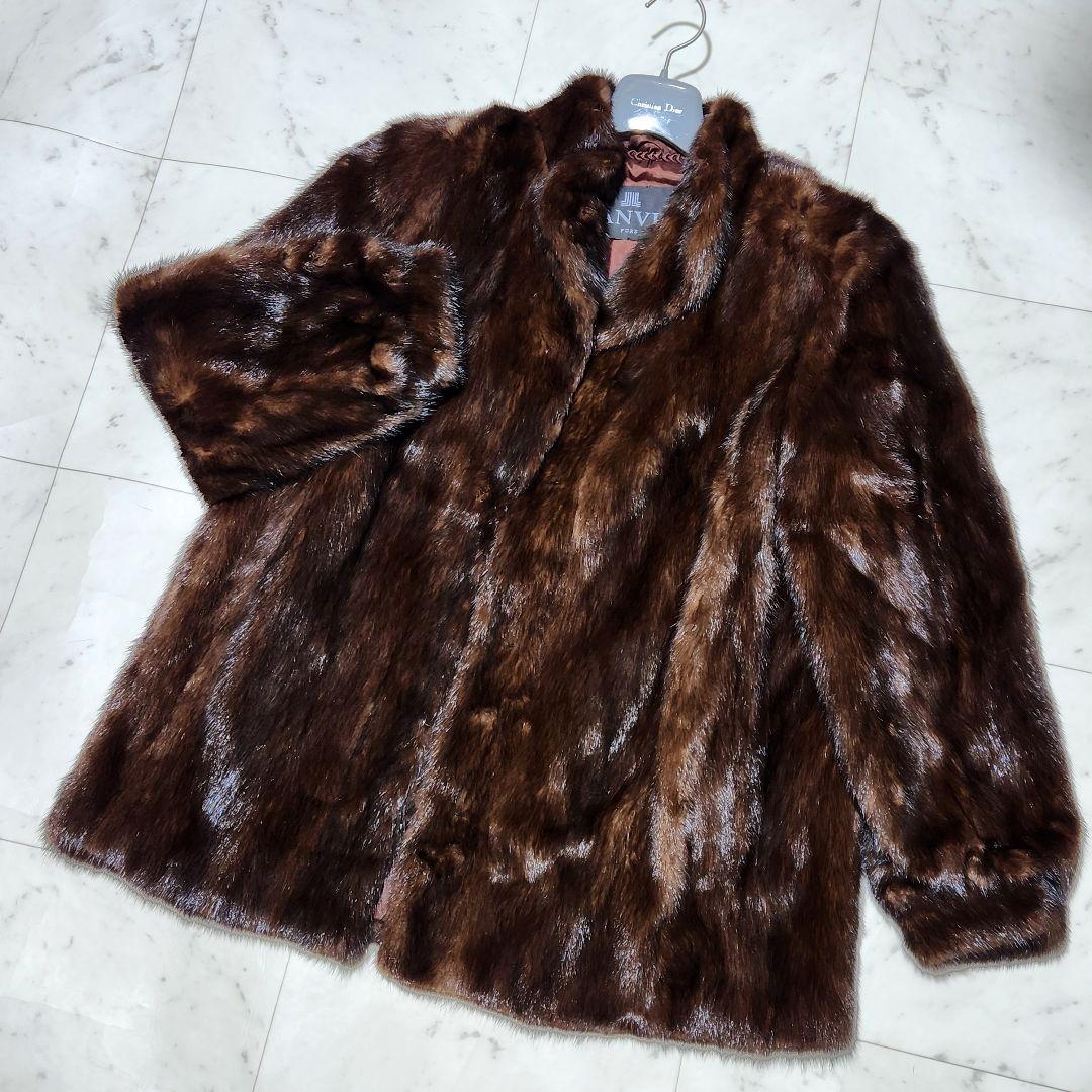 サガミンク 金サガ LANVIN ファーコート デミバフミンク XXL相当