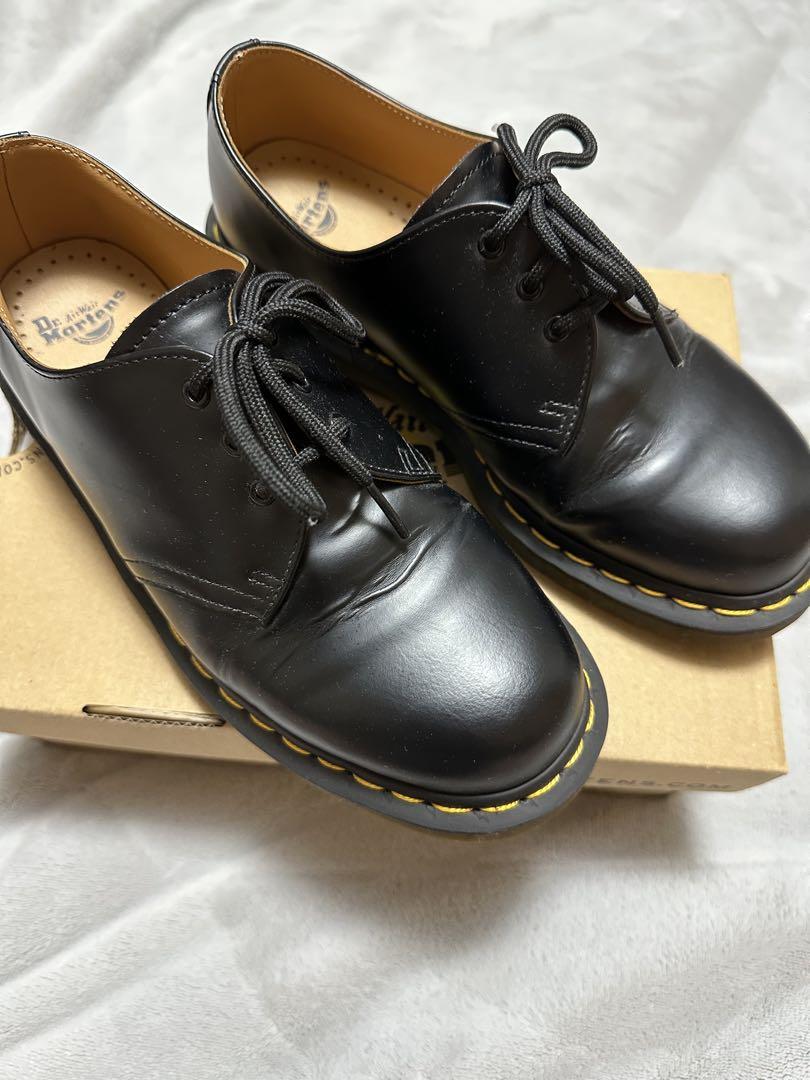 Dr. Martens ブラック3ホールシューズ UK6(25cm)（Dr.Martens