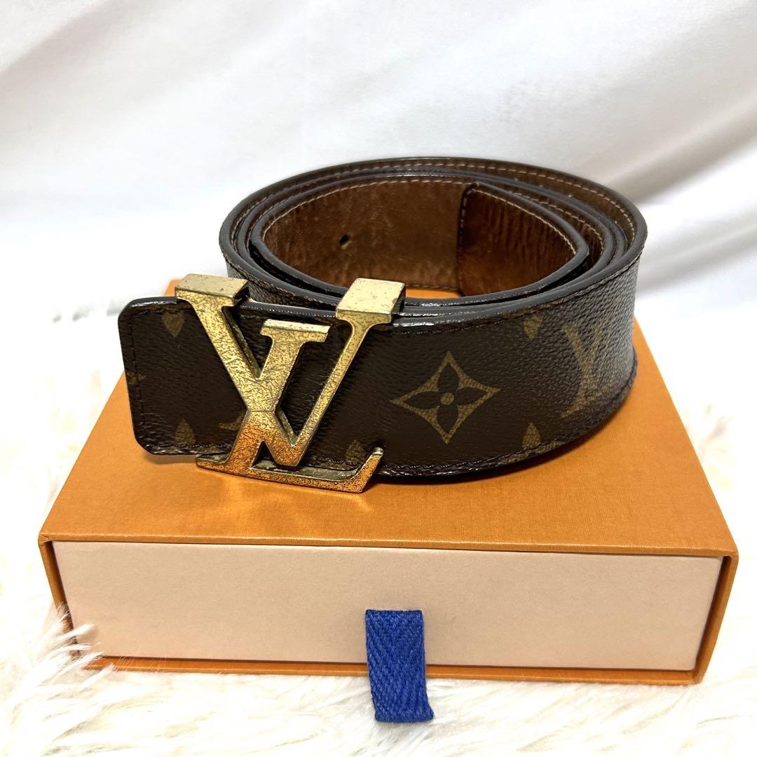 Louis Vuitton INVENTEUR ベルトバックル Louis Vuitton ルイヴィトン レザーベルト LV ピラミッド