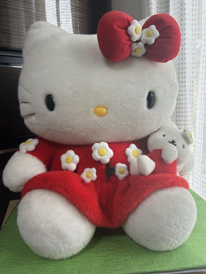 【貴重】キティ　big ぬいぐるみ　Sanrio サンリオ ハローキティ 特大 ぬいぐるみ 超BIG 2000年レア商品