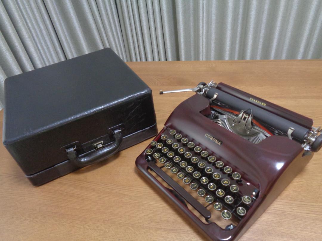 実働品　CORONA STANDARD コロナタイプライター　AZERT配列 実働品 CORONA STANDARD コロナタイプライター AZERT配列（Yahoo