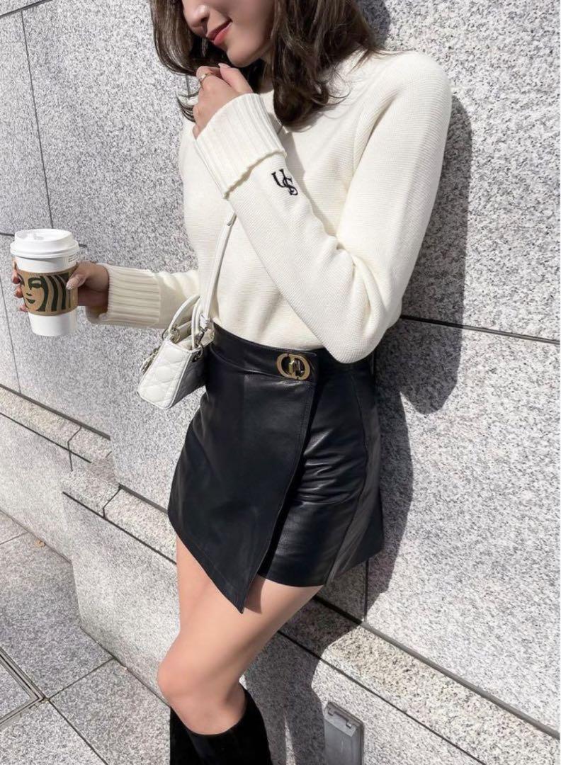 sheller シェリエ　オフショルダー off shoulder knit peplum tops – shéller / シェリエ