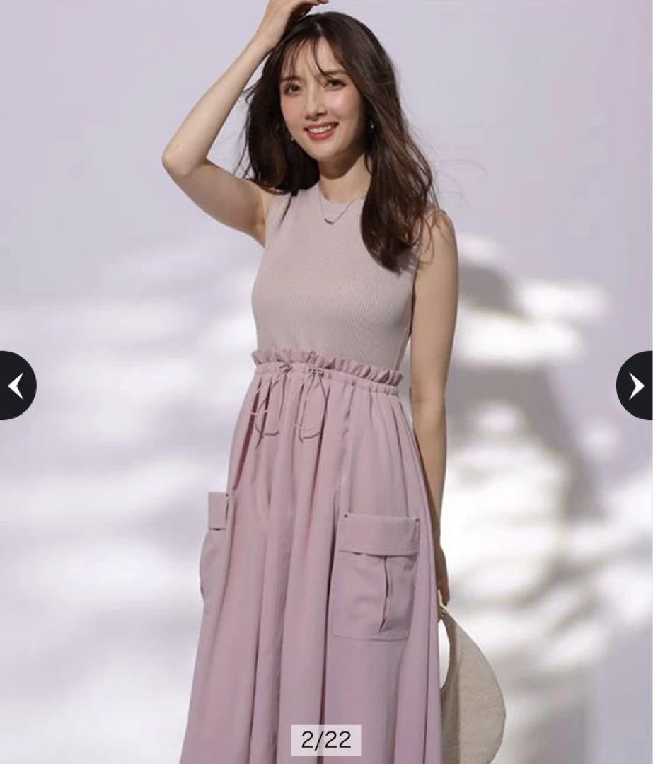 美品Apuweiser-riche⭐︎ドロストドッキングワンピース 02_D41-750.jpg