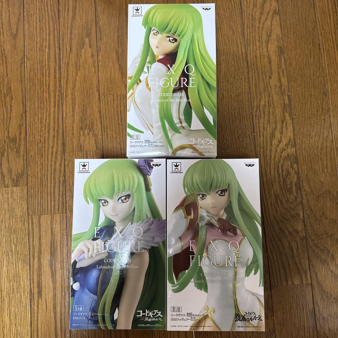 EXQ FIGURE コードギアス C.C. 3体セット（コードギアス 反逆の