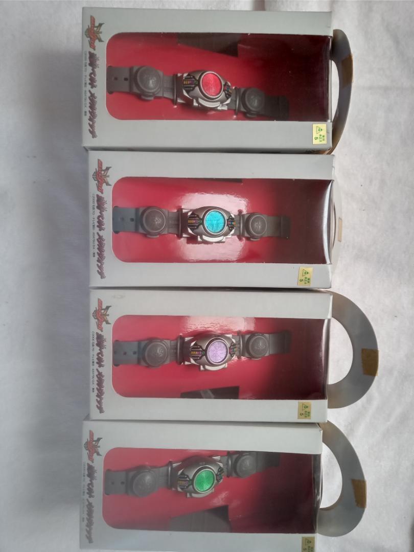 仮面ライダークウガ　変身ベルト　メタルウォッチ 4色セット　超クウガ展 仮面ライダークウガ 変身ベルト メタルウォッチ 4色セット 超