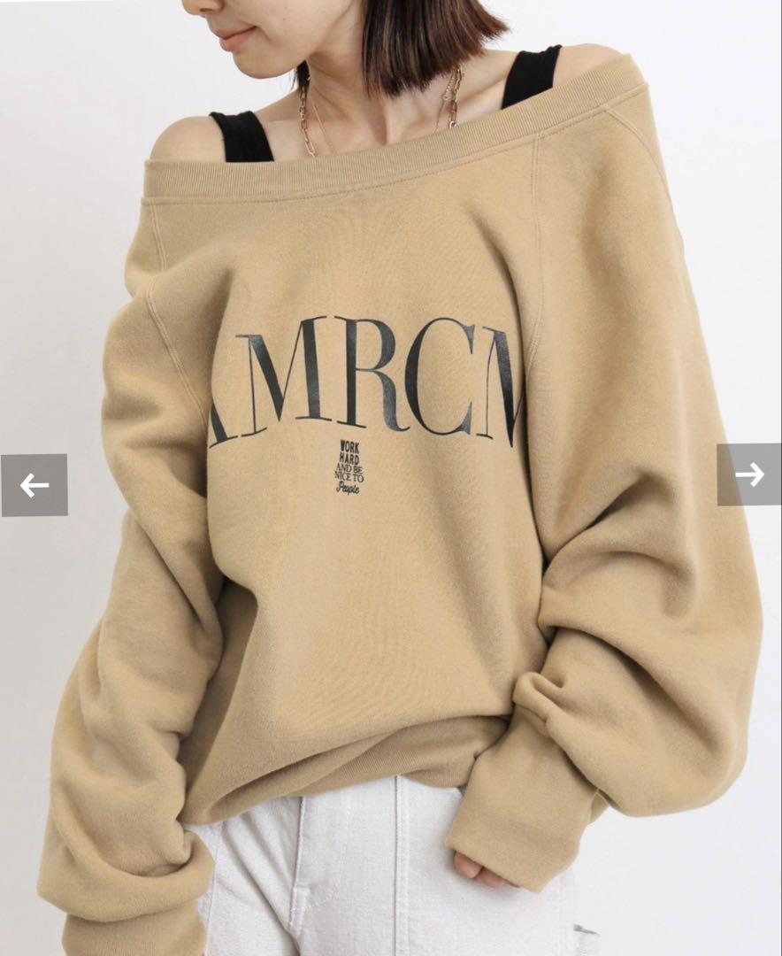 専用AMERICANA/アメリカーナCREW NECK SWEAT アパルトモン 7d1a4790a5a9589ccc1c15b4f8b073