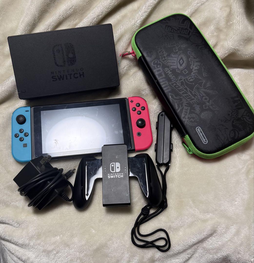 Nintendo Switch ニンテンドースイッチ本体 ネオン 箱無し