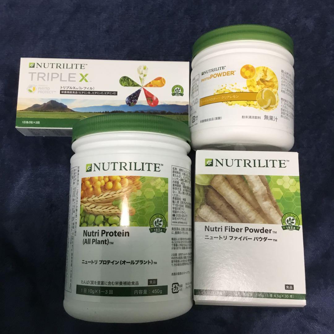 Amway - アムウェイ　プロテイン　トリプルX ファイトパウダー　セット アムウェイ プロテイン ファイトパウダー ファイバーパウダー