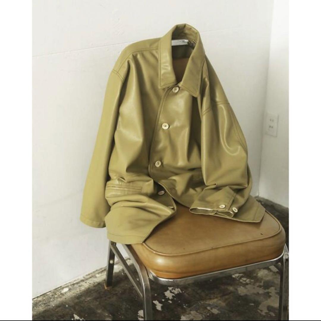 TODAYFUL Ecoleather Over Jacket（todayful】Ecoleather