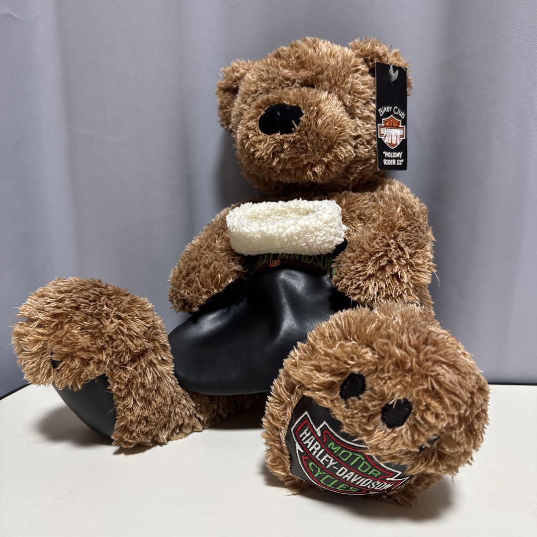 希少 harley-davidson ハーレー　ティディベア　ぬいぐるみ　バイク 04-2273-2.jpg