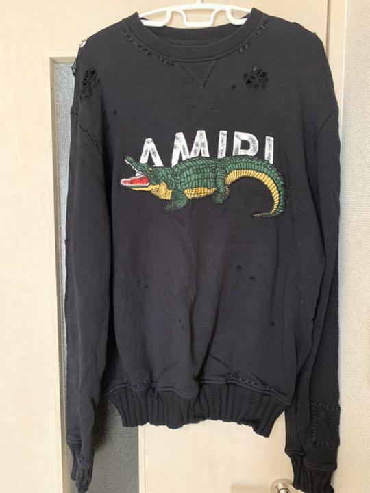 『AMIRI』 アミリ (M) アリゲーター ショットガンスウェット ショットガン加工スウェット | AMIRI