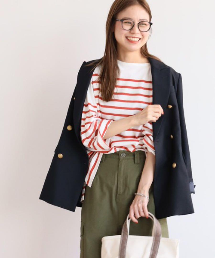 大人気♡ JS relume T/Wギャバネイビーブレザー 38（JOURNAL