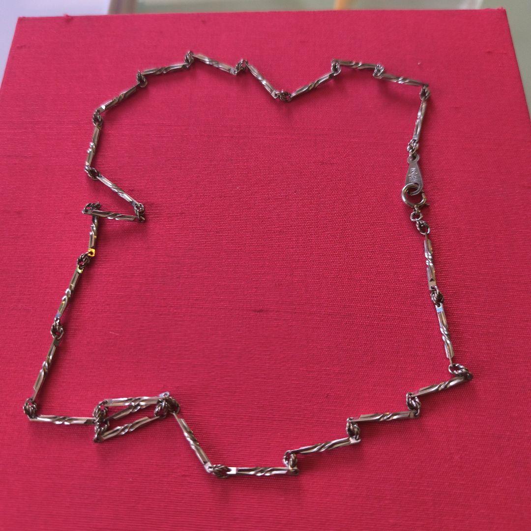 プラチナ 切子 チェーン（10g Pt850 切子ネックレス プラチナ