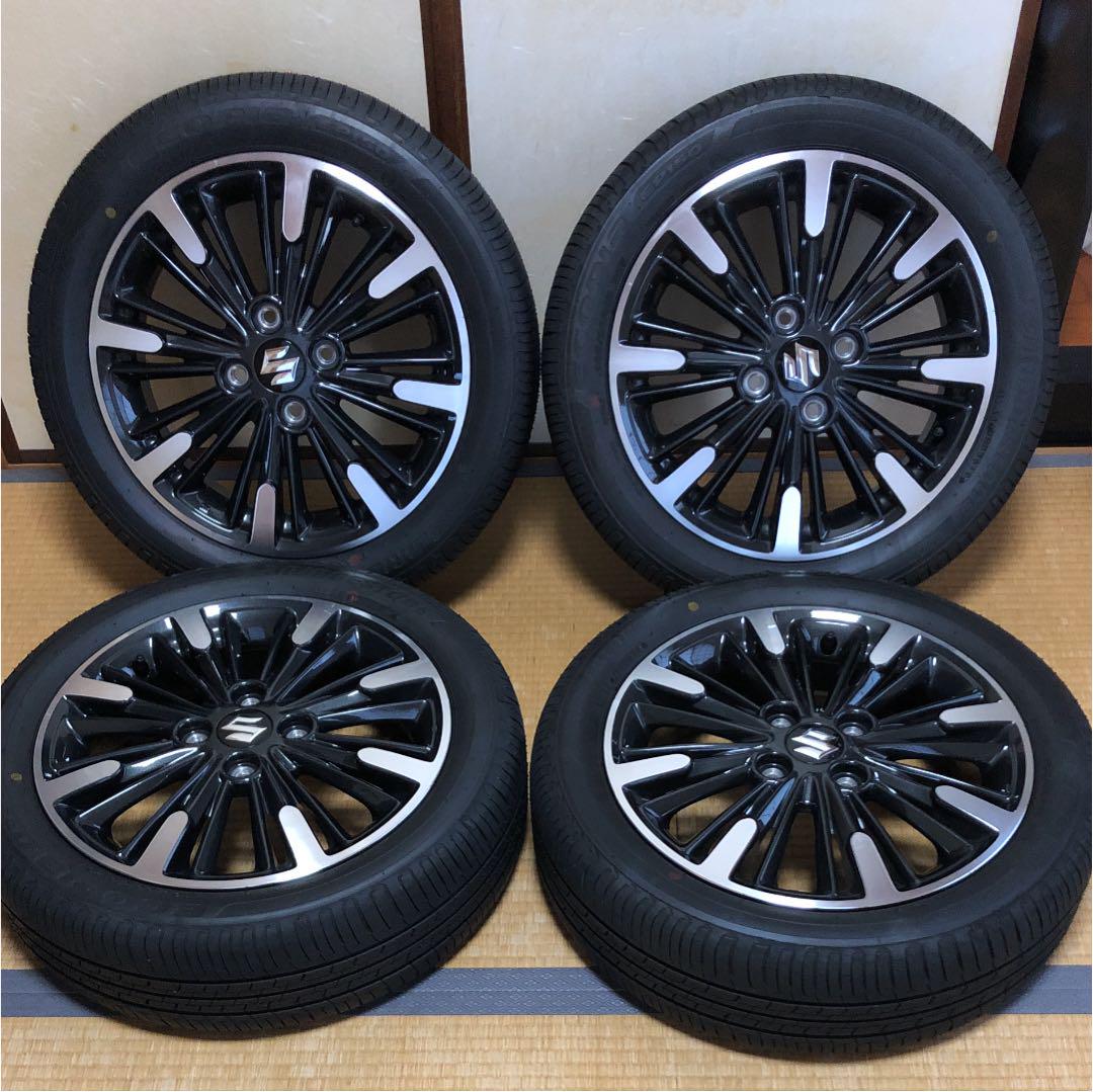 スペーシアカスタム MK53S純正ホイール(タイヤ付き) スペーシアカスタム MK53S 純正ホイール&タイヤセット(スズキ