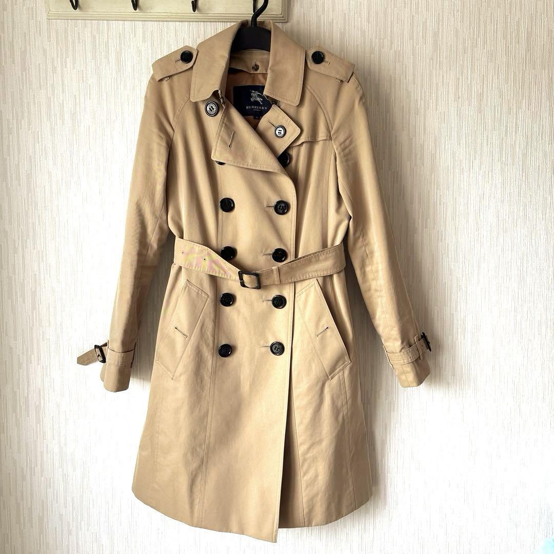 Burberry トレンチコート 36 美品（カシミア トレンチコート