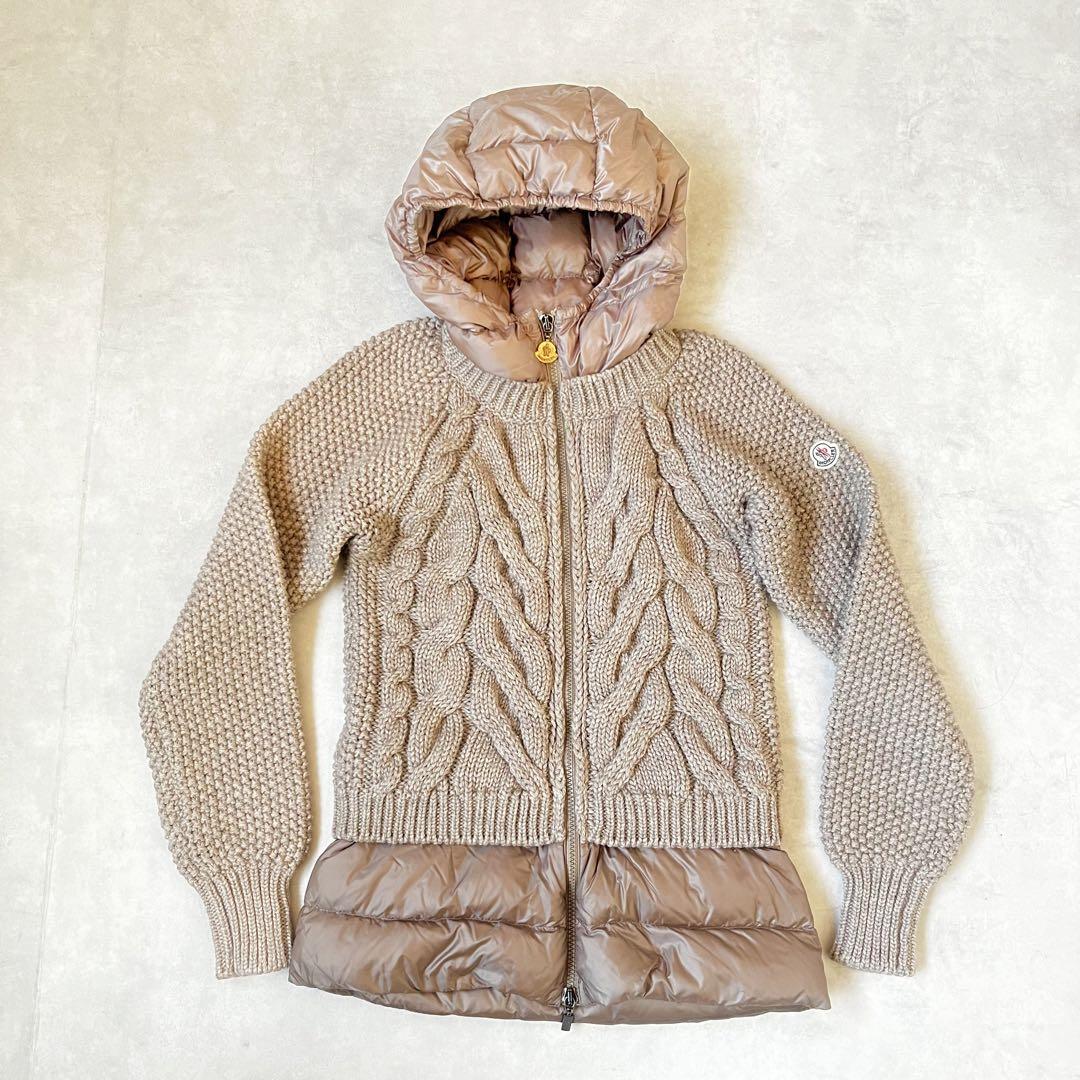 MONCLER モンクレール　ニット　ダウン　グレージュ　カーディガン　xs Amazon | [モンクレール] CARDIGAN TRICOT ニットダウン