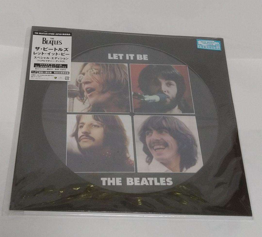 希少更にお値下げ新品未開封！ピクチャー盤『レット・イット・ビー』ビートルズ LP 希少・赤盤 】ビートルズ/レット・イット・ビー赤盤 LP BEATLES