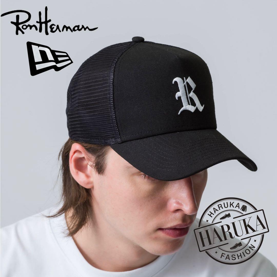 ロンハーマン newera メッシュ キャップ RHC Rロゴ 黒 ロンハーマン RHC newera メッシュ Rロゴ キャップ black（Ron