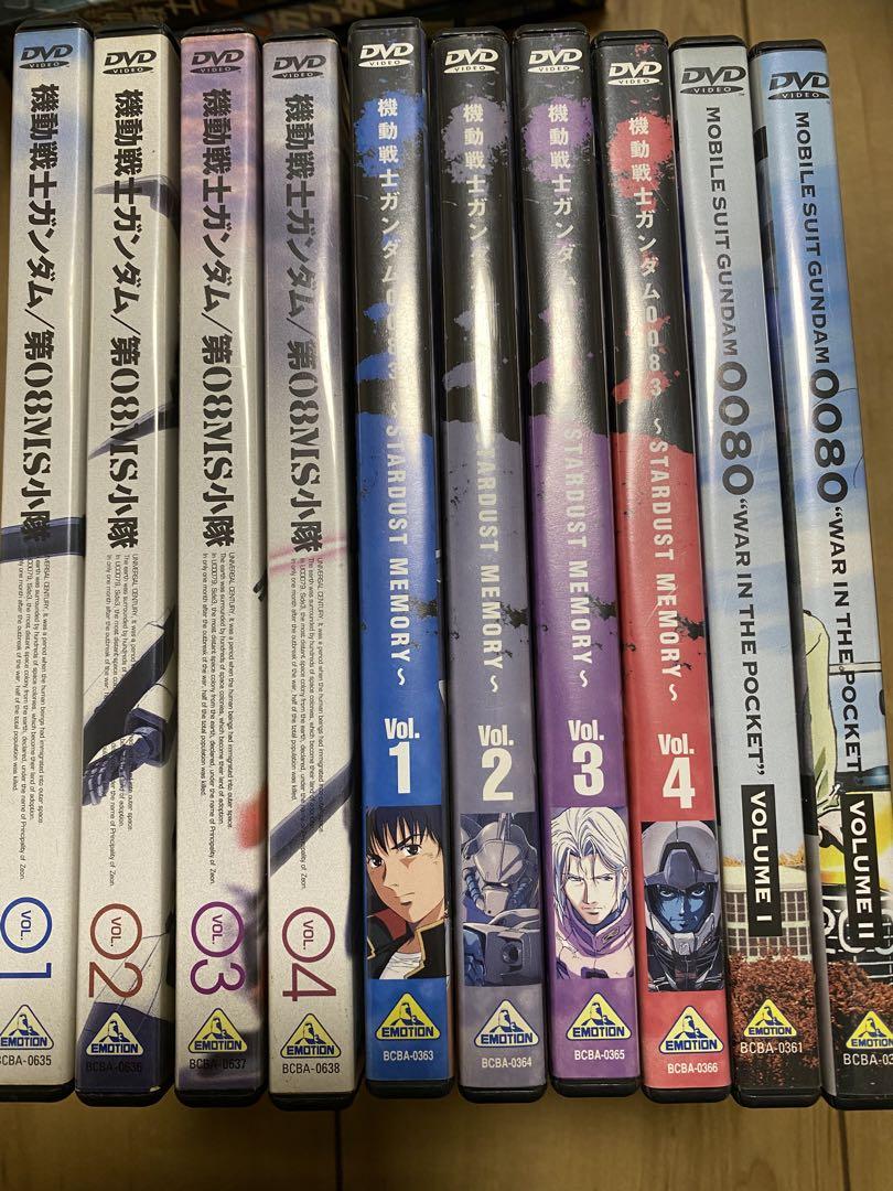 ガンダム30th f91 08小隊　0083 w 未開封 dvd 4本セット 機動戦士ガンダムF91 30thアニバーサリーコレクション 中古DVD