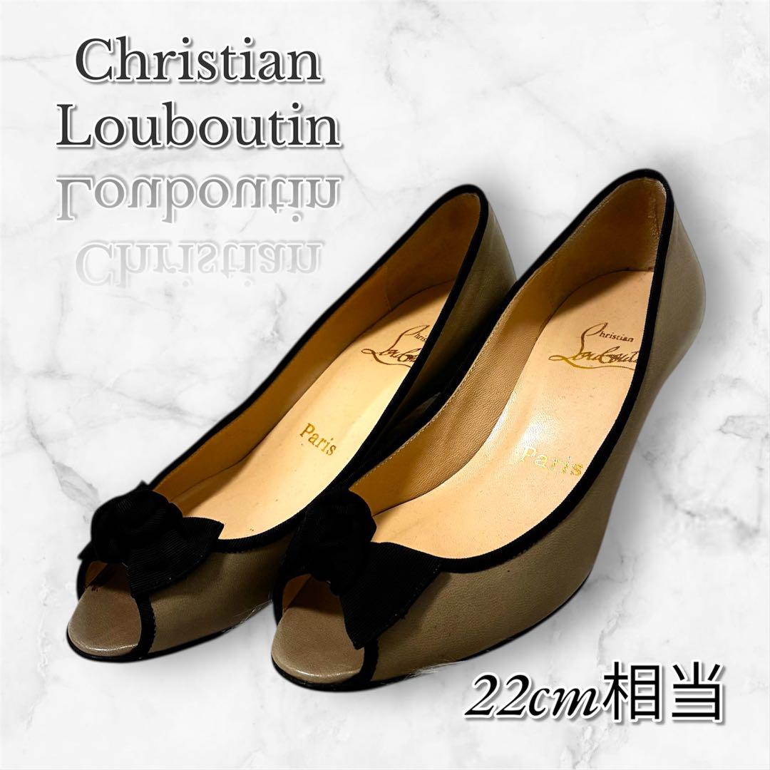 クリスチャンルブタン オープントゥ パンプス Christian Louboutin - クリスチャンルブタン ハイヒール