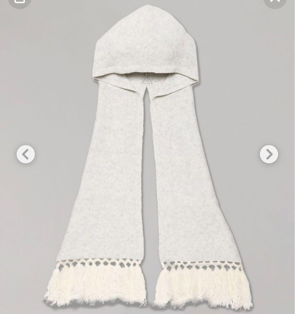 KIJIMA TAKAYUKI HOODED SCARF マフラー フード付 KIJIMA TAKAYUKI HOODED SCARF マフラー フード付（レディース