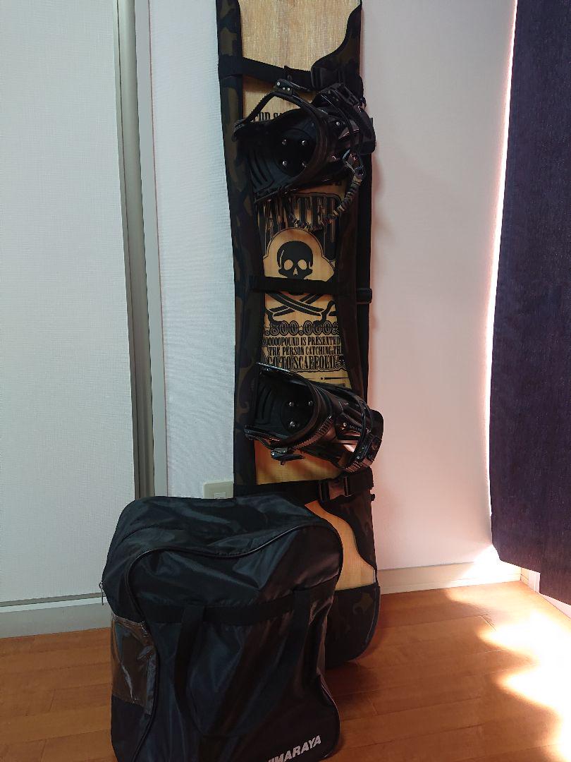 BURTON CRASH ボード ビンディング ケース 3点セット ☆スノーボード＋バインディング＋ブーツ 3点セット キッズ