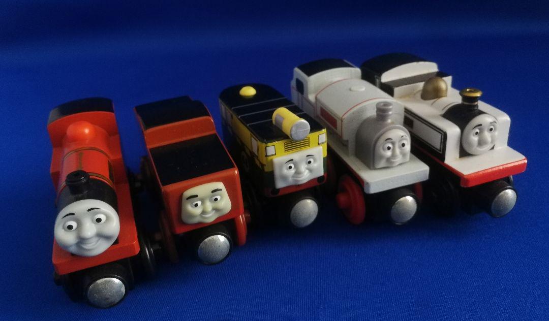 木製トーマス　レニアス　スタフォード　フィリップ　スタンリー　フレディ　5車両 木製トーマス レニアス スタフォード フィリップ スタンリー