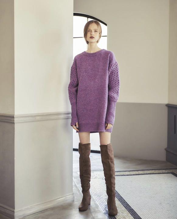 Rosary moon - ロザリームーン Back Open Cable Tunic Back Open Cable Tunic（rosary moon /Back Open Cable Tunic）