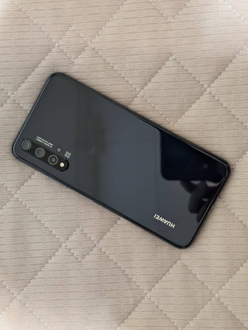 HUAWEI - 中古品 HUAWEI nova 5T ブラック 本体 SIMフリー ケース付 SIMフリー HUAWEI HUAWEI nova 5T【SIMフリー】 Huawei simfree