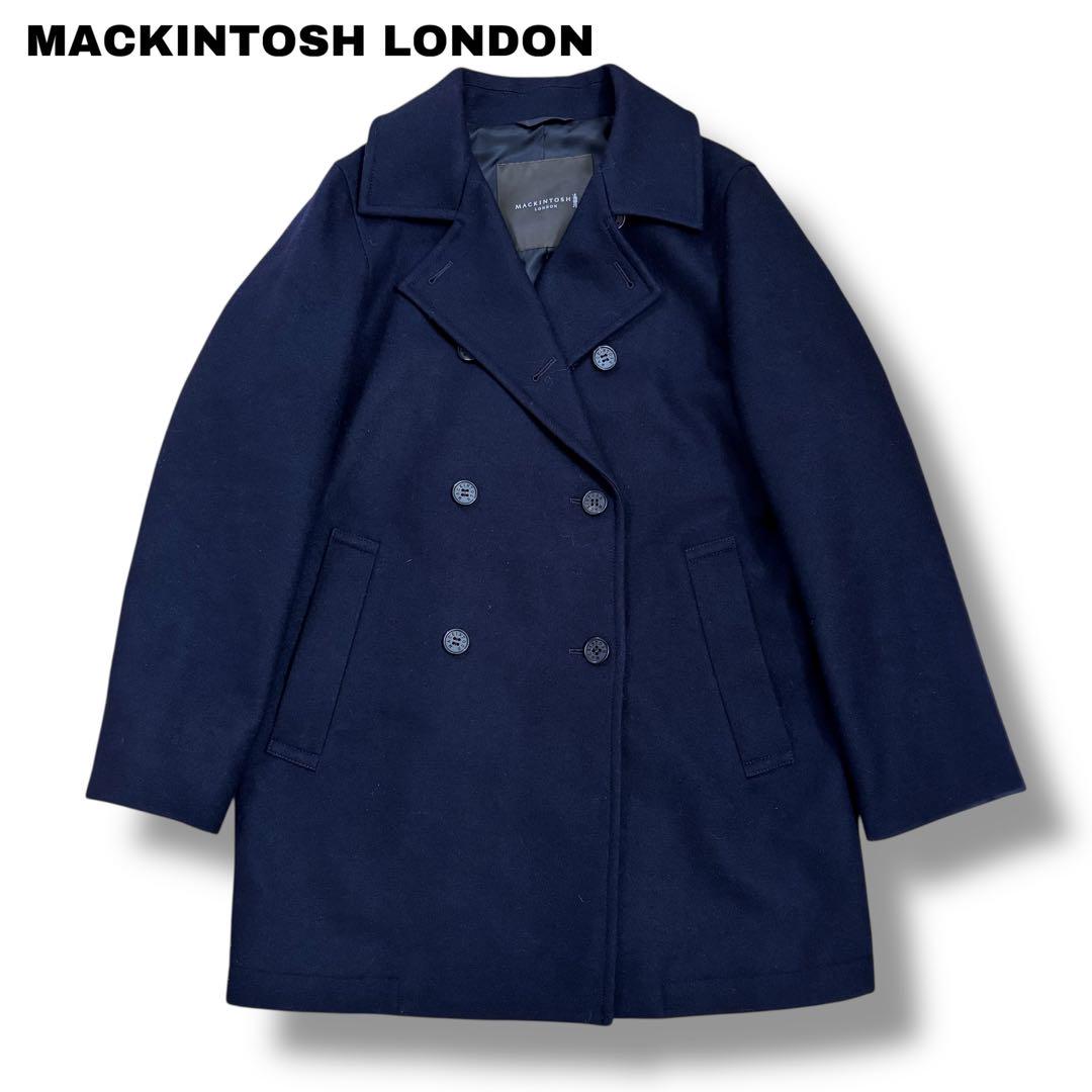 未使用級美品✨　マッキントッシュ　ピーコート　ウール　38 ダークグレー Mackintosh マッキントッシュ MACKINTOSH ライトウェイト